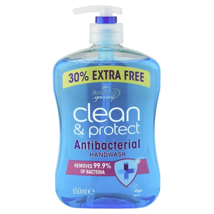 Astonish Antibacterial Handwash Clean & Protect 600ml – Case of 12