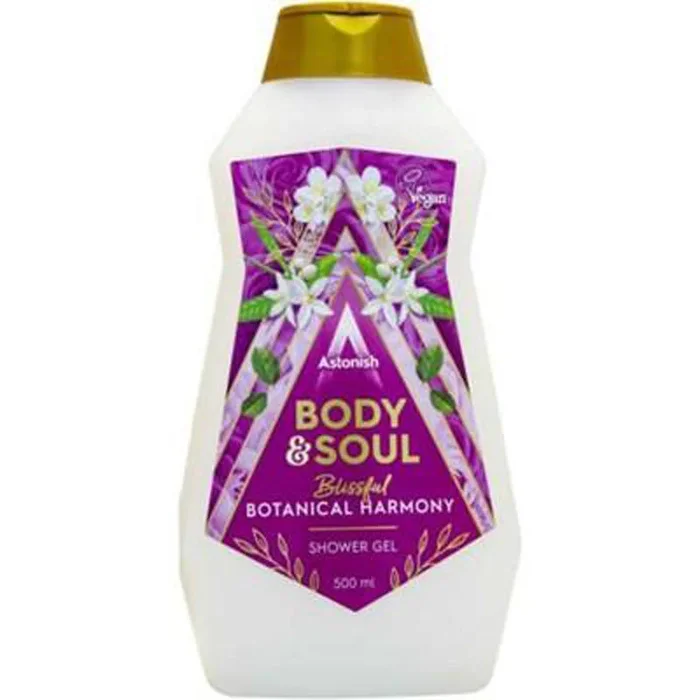 Astonish Shower Gel Botanical Harmony 500ml – Case of 6