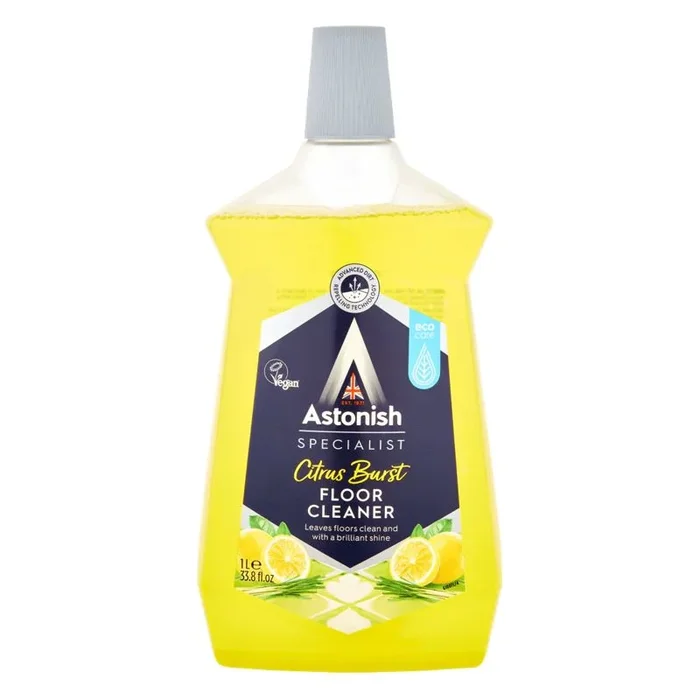 Astonish Specialist Citrus Burst Floor Cleaner 1L – Case of 12