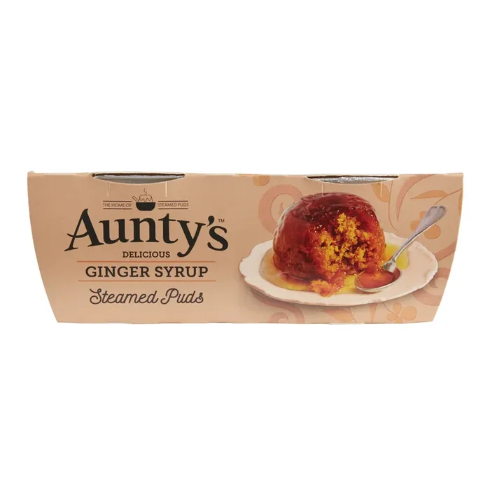 Aunty‘s Ginger Syrup Steamed Puds 2 Pack