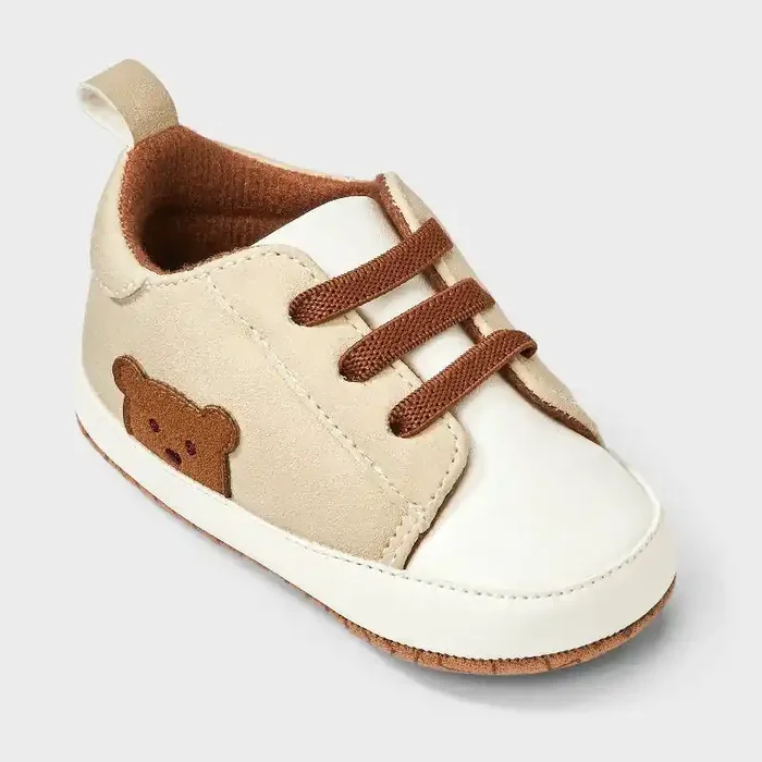 Baby Bear Tennis Crib Shoes – Cat & Jack™ Tan 9-12M