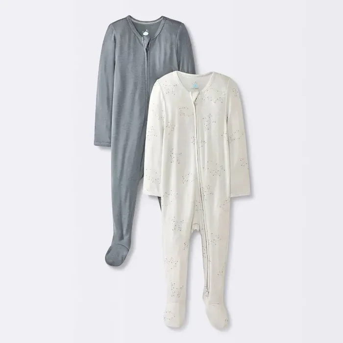 Baby Boys‘ 2pk Celestial Soft Blend Sleep N‘ Play – Cloud Island™ Gray