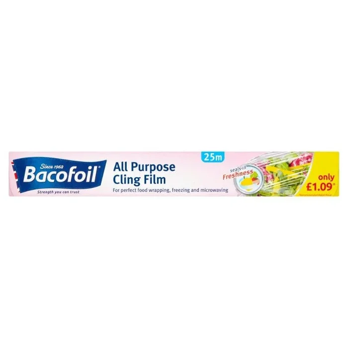 Bacofoil All Purpose Cling Film 30cm x 25m – Case of 6