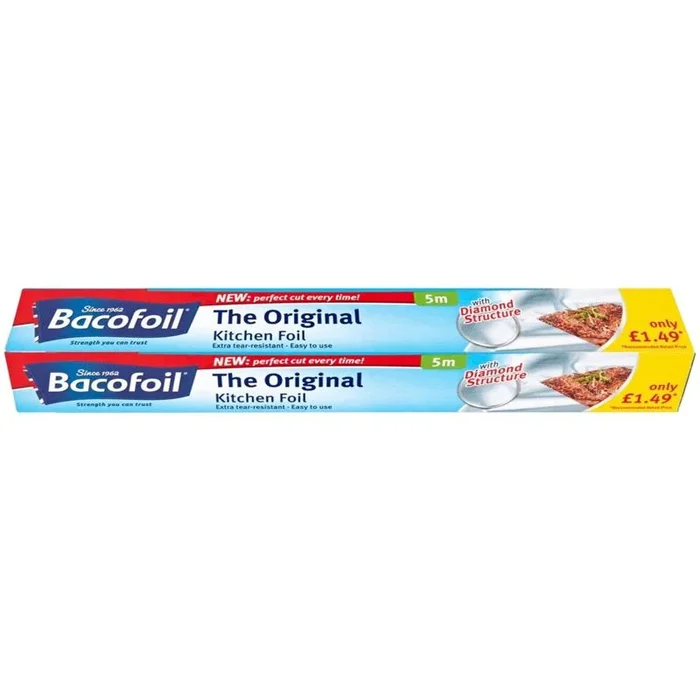 Bacofoil The Non-Stick Kitchen Foil 5m x 30cm – Case of 24