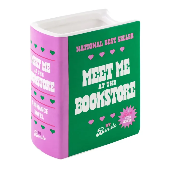 Ban.do Meet Me At The Bookstore Ceramic Vase