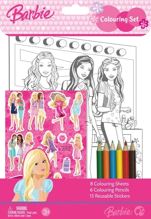 Barbie Colouring & Sticker Set
