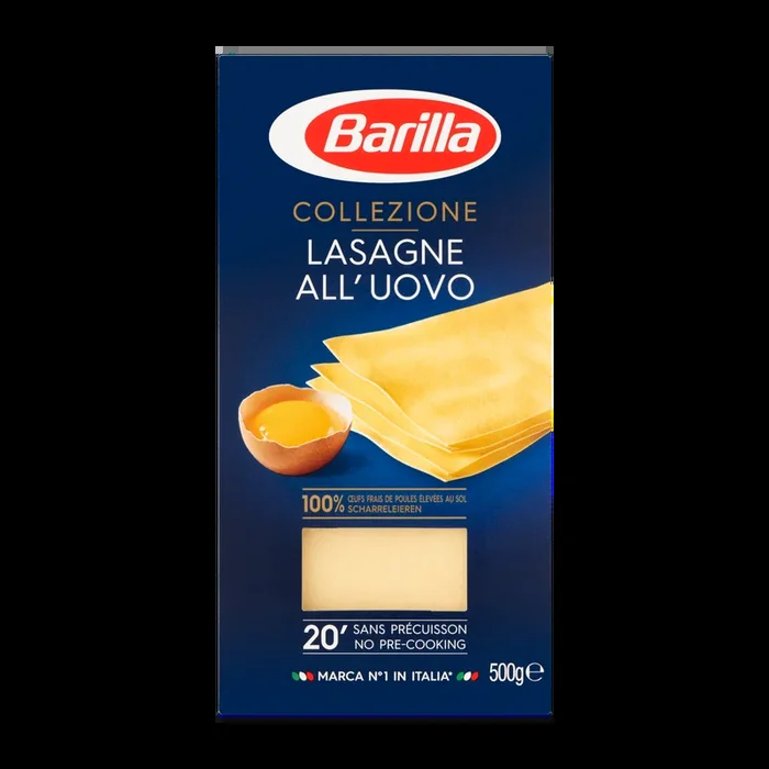 Barilla Collezione lasagna all uovo bolognesi