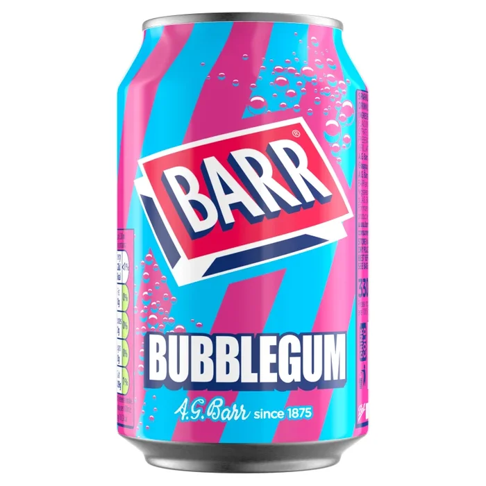 Barr Bubblegum Cans 330ml – Case of 24