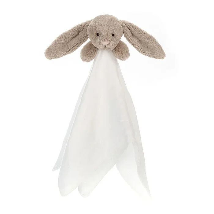 Bashful Beige Bunny Muslin Soother
