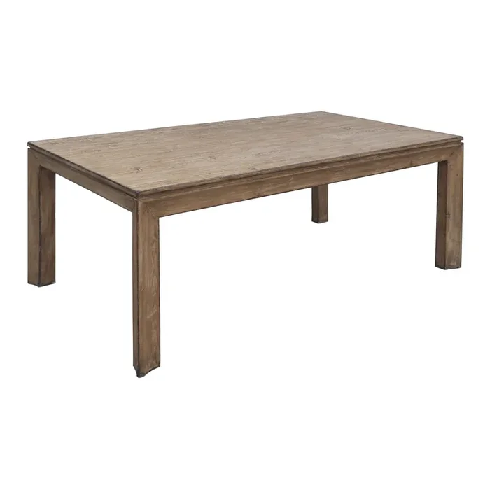 Bate Natural Reclaimed Pine Wood Dining Table