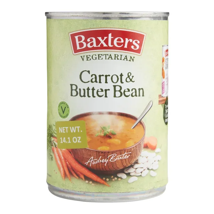 Baxters Carrot and Butter Bean Soup Set of 2