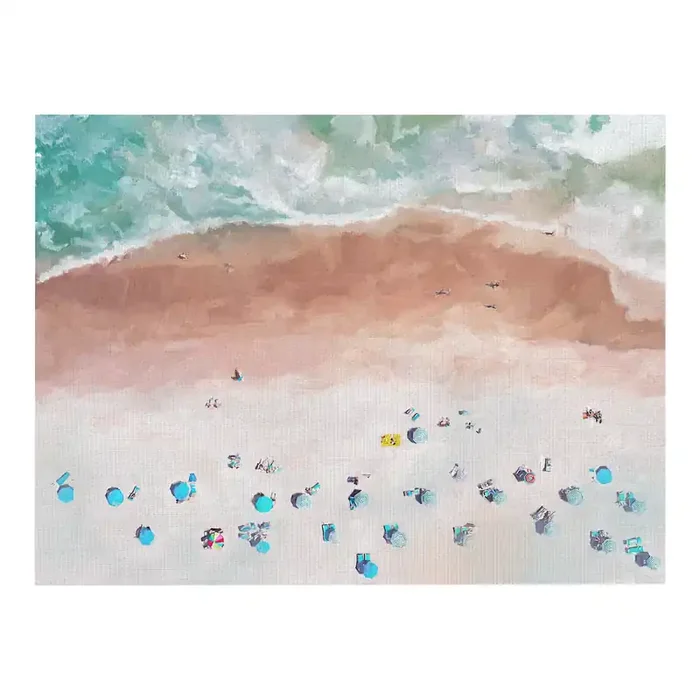 Beach View Canvas Wall Art