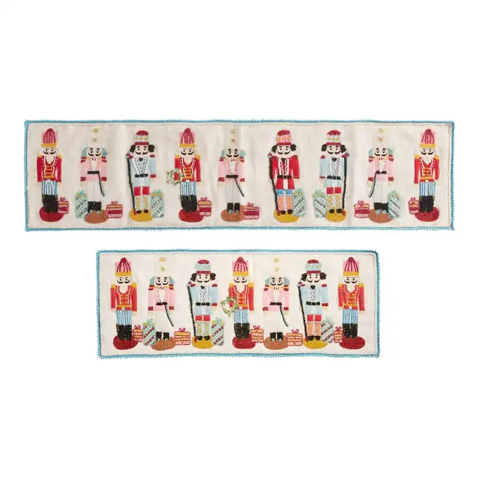 Beaded Nutcracker Table Runner