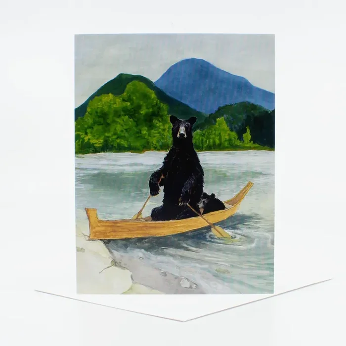 Bears in Boat Notecard
