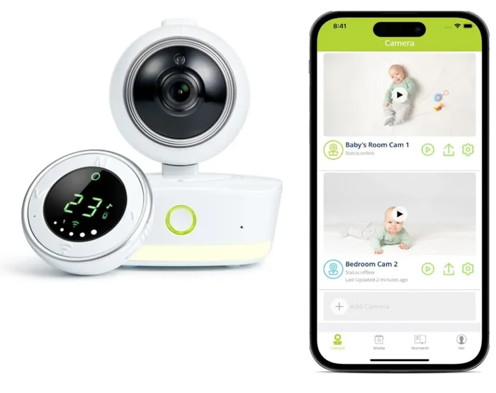 Bebcare iQ WiFi HD Smart Baby Monitor. Supports iOS & Android. 1080p HD