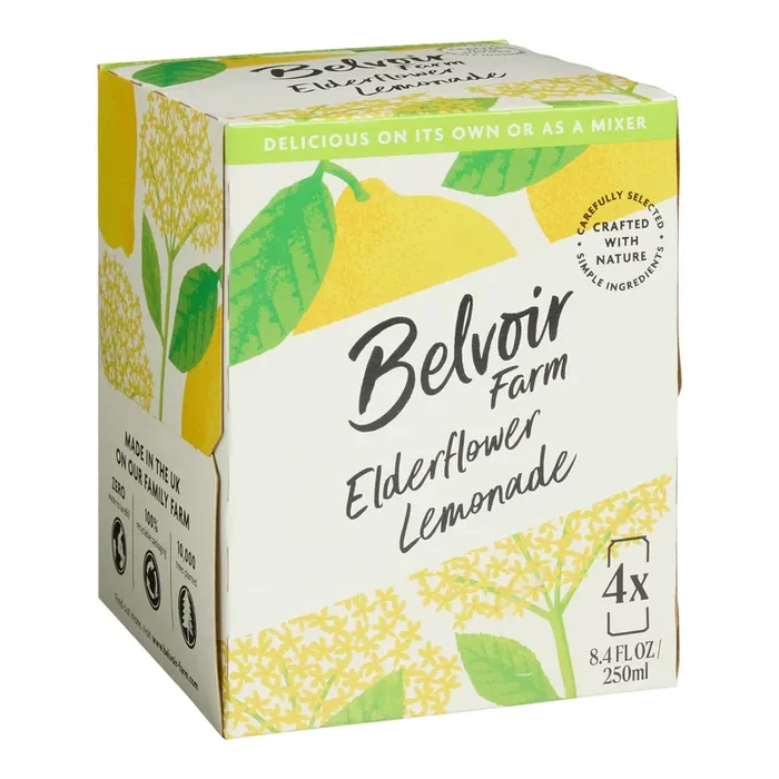 Belvoir Farm Elderflower Lemonade 4 Pack