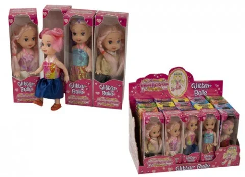 Bendable PVC Doll with Clothes 4.5″