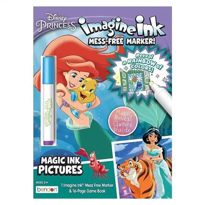 Bendon Disney Princess 16 – Page Coloring Book with Free Marker