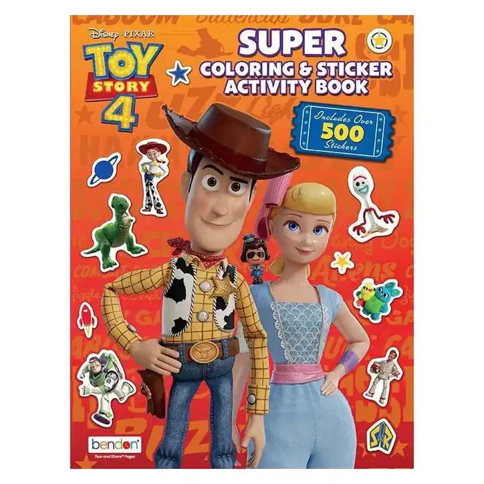 Bendon Toy Story 4 Super Sticker Book (Paperback)