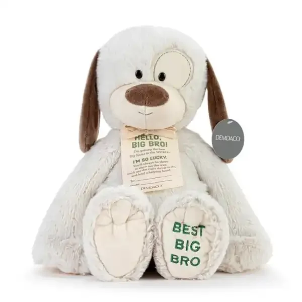 BEST BIG BROTHER PLUSH DOG