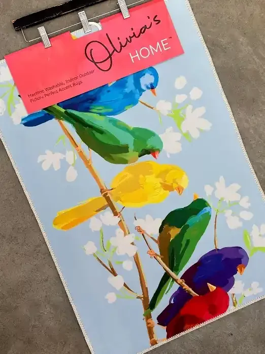 BIRDS OF A FEATHER DOOR MAT