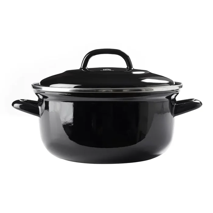 BK Black Enamel Carbon Steel Dutch Oven