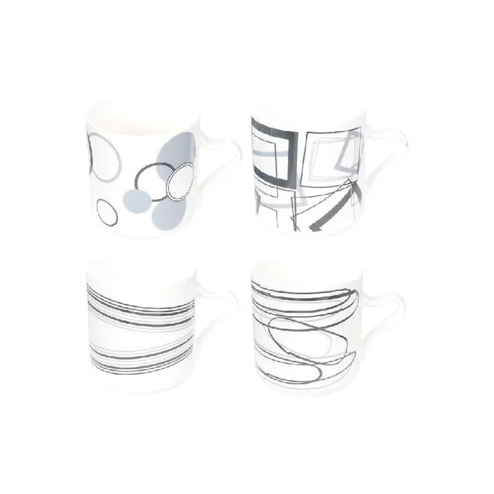 Black/White Mug 9 x 9.5cm