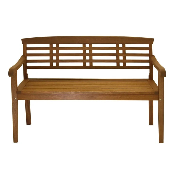 Blake Eucalyptus Wood Outdoor Bench