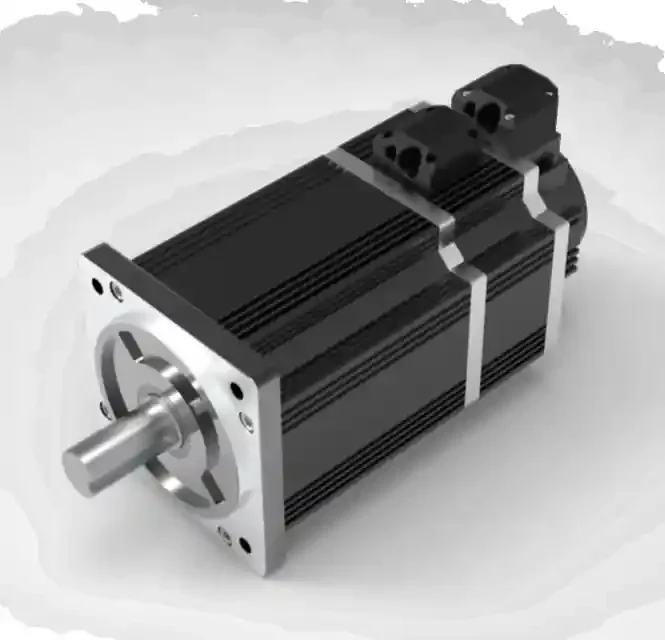 BLDC Servo Motor with Encoder and Brake for AGV, RGV and Robots – 60mm Flange 48VDC 200W 3000RPM 0.64N.m