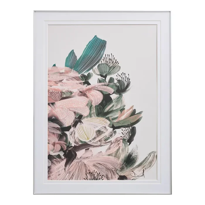 Blush by Dan Hobday Framed Canvas Wall Art