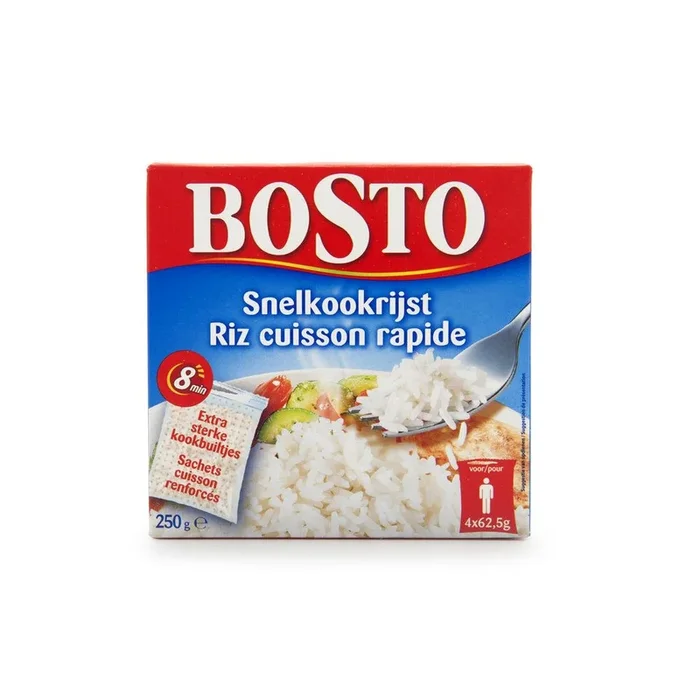 Bosto Pre-cooked rice 4-pack