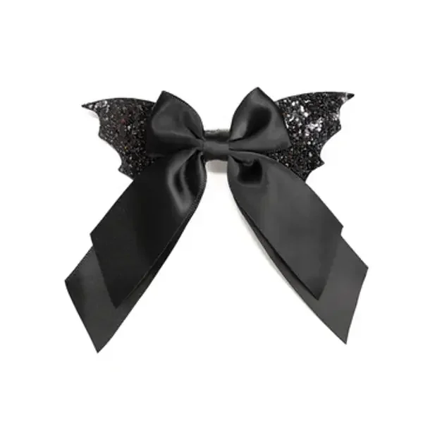 BOW CLIP GLITTER BAT
