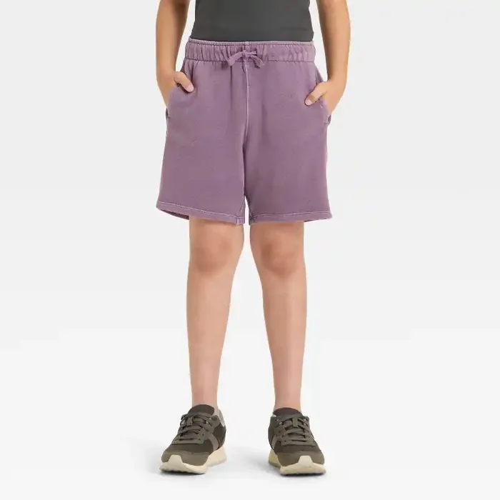 Boys‘ ‘Above the Knee‘ Pull-On Shorts – Cat & Jack™ Plum Purple XL