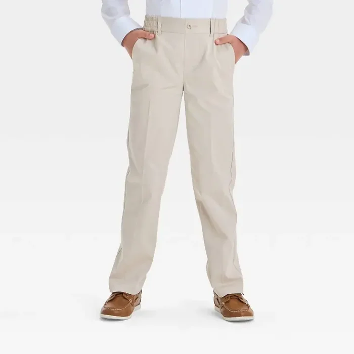 Boys‘ Dress Pants – Cat & Jack™ Beige 4