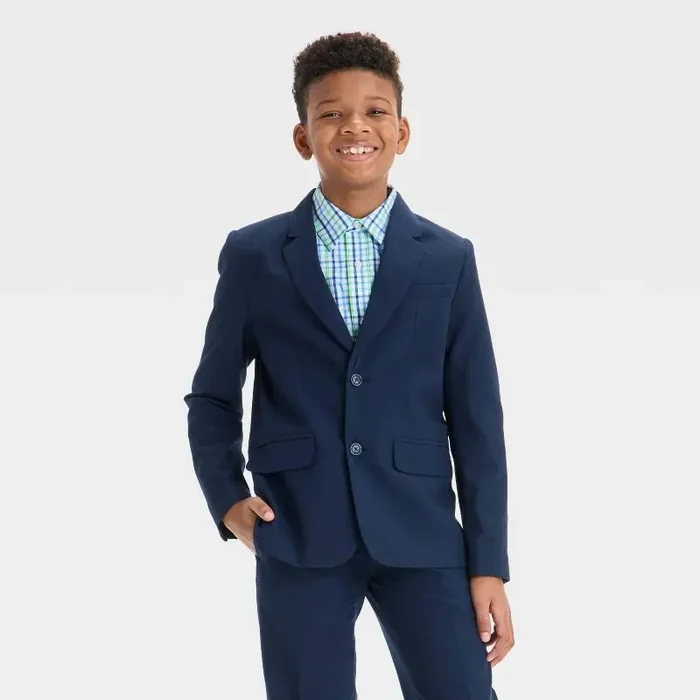 Boys‘ Suit Jacket – Cat & Jack™ Navy Blue 4