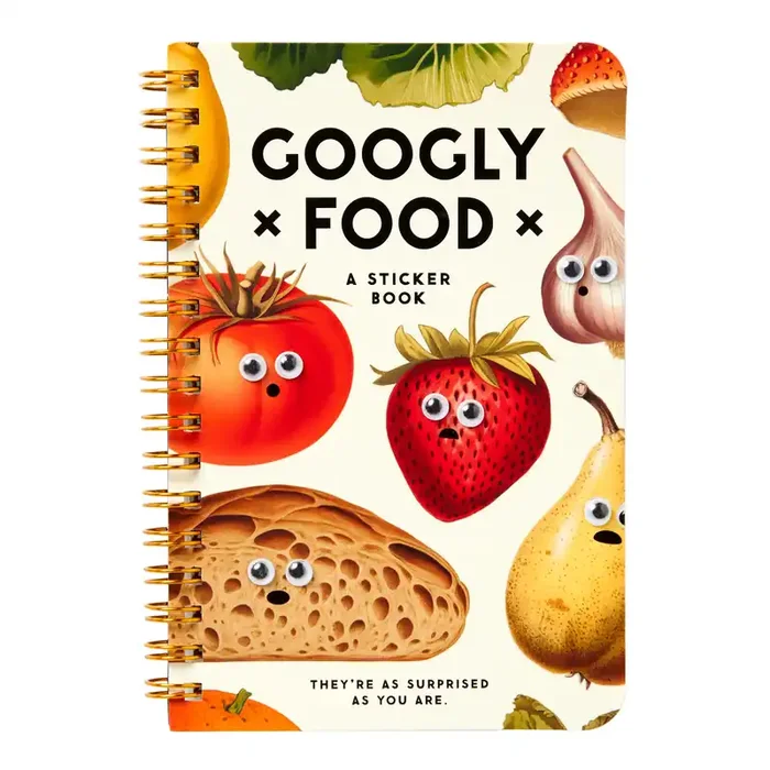 Brass Monkey Googly Food Sticker Book