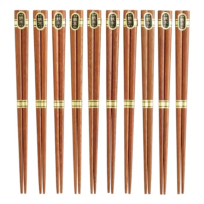 Brown Ironwood Chopsticks 10 Pack