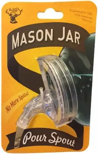 Bucktap Mason Jar Pour Spout – Clear