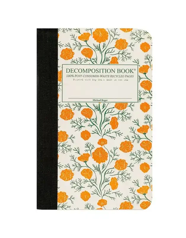 California Poppies Pocket Sized Decomposition Book