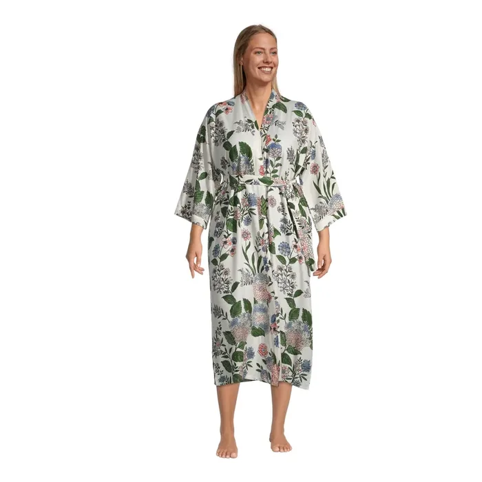 Caroline Multicolor Modern Floral Robe
