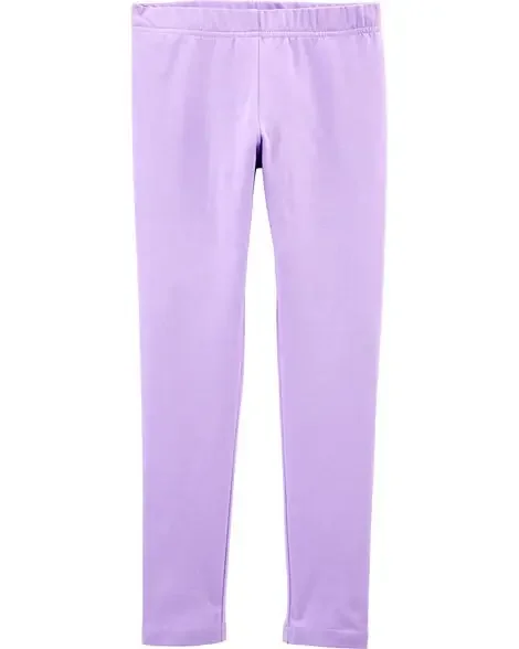 Carters Kid Stretch Leggings Purple 5