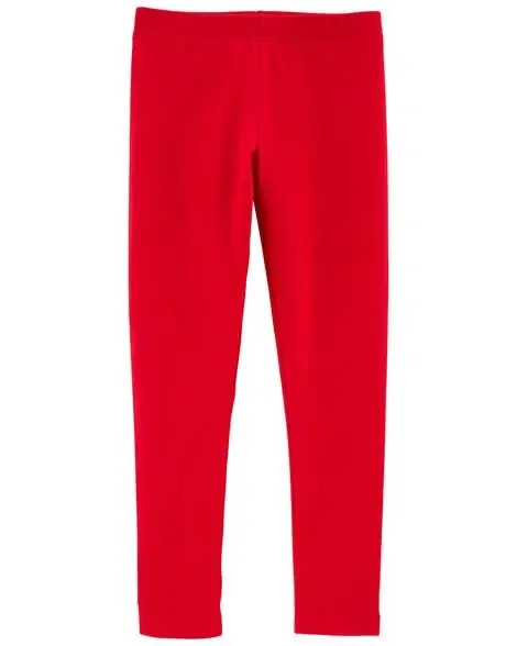 Carters Kid Stretch Leggings Red 5