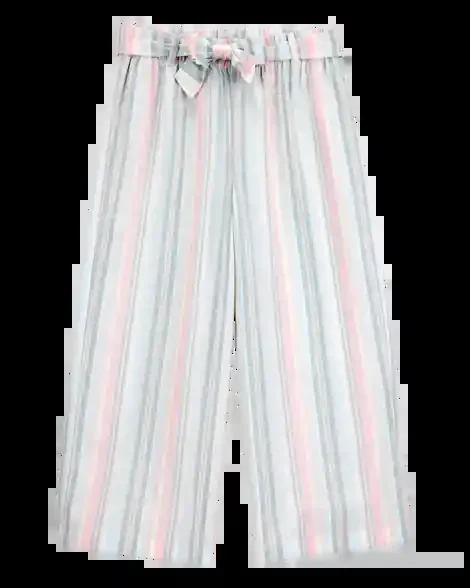 Carters Kid Striped Tie-Waist Flare Pants Multi 8