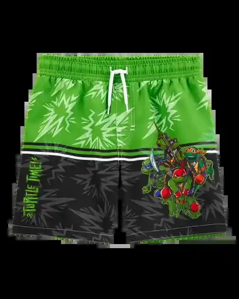 Carters Kid Teenage Mutant Ninja Turtles Swim Trunks Green 4