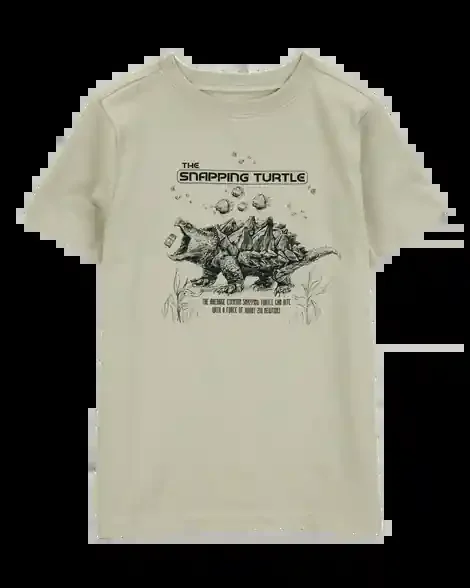 Carters Kid Turtle Graphic Tee Green XS