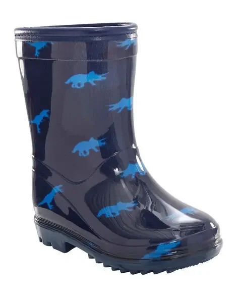 Carters Toddler Dinosaur Rain Boots Navy 10