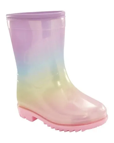 Carters Toddler Rainbow Rain Boots Multi 12