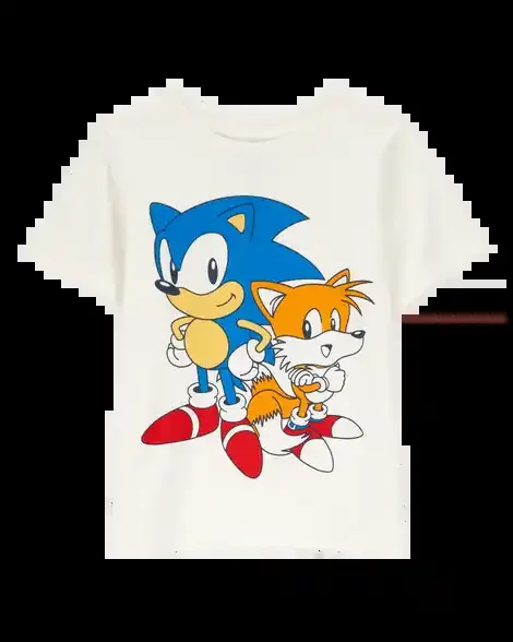 Carters Toddler Sonic The Hedgehog Tee Cream 5T