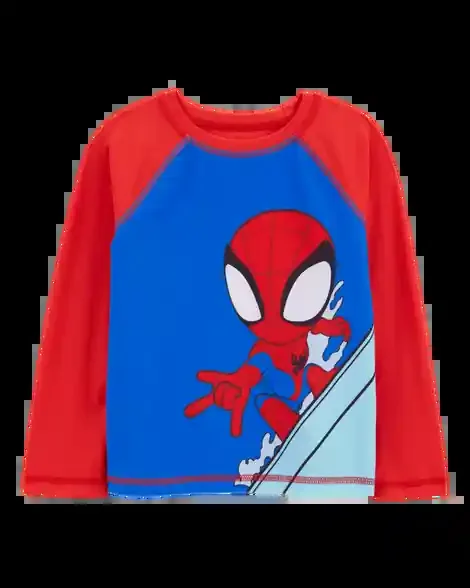 Carters Toddler Spider-Man Rashguard Red/Blue 3T