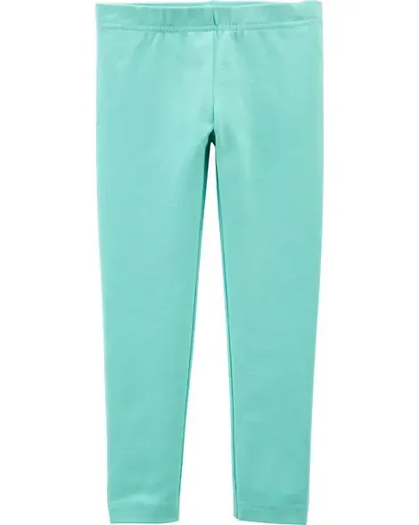 Carters Toddler Stretch Leggings Turquoise 5T